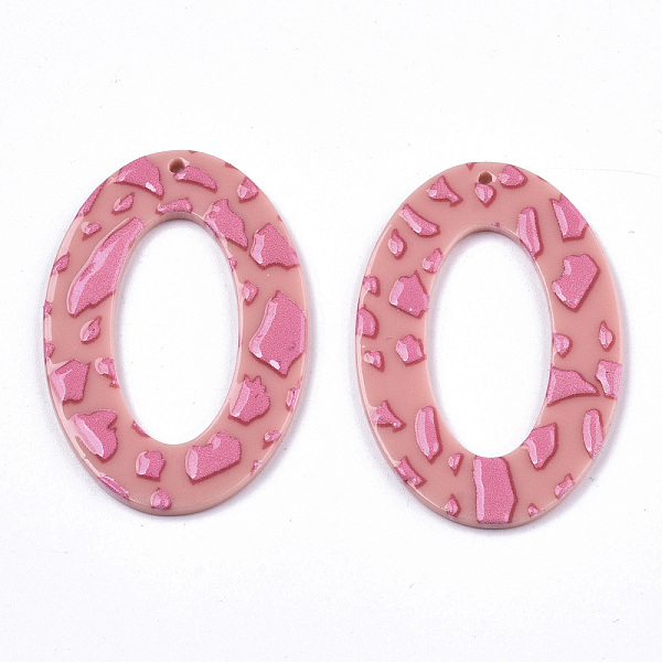 PandaHall Opaque Printed Acrylic Pendants, Oval, Pink, 43x29x2~3mm, Hole: 1.5mm Acrylic Oval Pink
PandaHall Opaque Printed Acrylic Pendants, Oval, Pink, 43x29x2~3mm, Hole: 1.5mm Acrylic Oval Pink