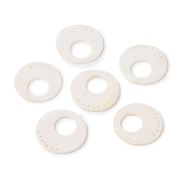 PandaHall Natural Shell Connector Charms, Flat Round, Snow, 29.5x1.5mm, Hole: 1.2mm Shell Flat Round White
PandaHall Natural Shell Connector Charms, Flat Round, Snow, 29.5x1.5mm, Hole: 1.2mm Shell Flat Round White