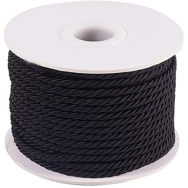 PandaHall JEWELEADER 65 Feet Twisted Cord Rope, Craft Nylon Rope 3mm 3 Strand Multipurpose Utility Cord Trim Choker Thread for Jewelry..., Black
PandaHall JEWELEADER 65 Feet Twisted Cord Rope, Craft Nylon Rope 3mm 3 Strand Multipurpose Utility Cord Trim Choker Thread for Jewelry..., Black