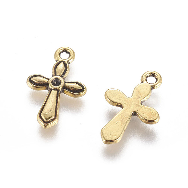 PandaHall Alloy Pendants, Cross, Antique Golden, Lead Free and Cadmium Free, 19.5x12x2mm, Hole: 1.5mm Alloy Cross
PandaHall Alloy Pendants, Cross, Antique Golden, Lead Free and Cadmium Free, 19.5x12x2mm, Hole: 1.5mm Alloy Cross