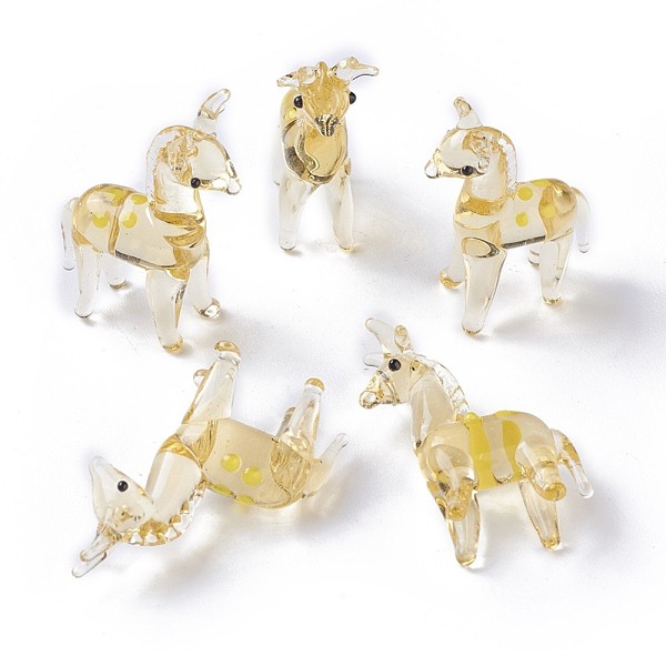PandaHall Home Decorations, Handmade Lampwork Display Decorations, Horse, Gold, 25~30x12~16x34~38mm Lampwork Horse Gold
PandaHall Home Decorations, Handmade Lampwork Display Decorations, Horse, Gold, 25~30x12~16x34~38mm Lampwork Horse Gold