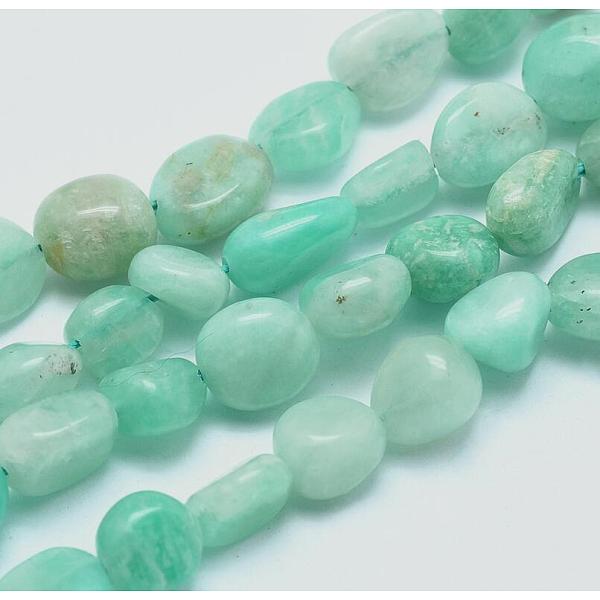 PandaHall Natural Amazonite Beads Strands, Tumbled Stone, Nuggets, 6~8mm, Hole: 0.8mm, about 45~47pcs/strand, 15.7 inch(40cm) Amazonite...
PandaHall Natural Amazonite Beads Strands, Tumbled Stone, Nuggets, 6~8mm, Hole: 0.8mm, about 45~47pcs/strand, 15.7 inch(40cm) Amazonite...