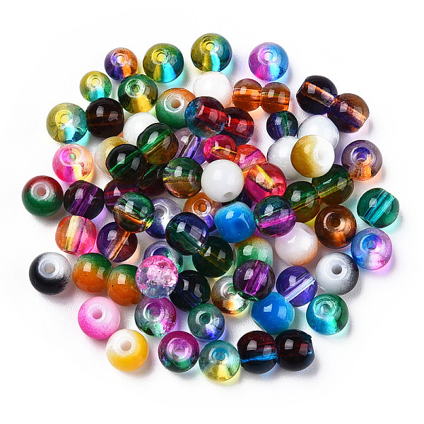 PandaHall Mixed Style & Mixed Color Round Spray Painted Glass Beads,4mm, Hole: 1mm, about 500pcs/bag Glass Round Multicolor
PandaHall Mixed Style & Mixed Color Round Spray Painted Glass Beads,4mm, Hole: 1mm, about 500pcs/bag Glass Round Multicolor