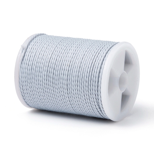 PandaHall Round Waxed Polyester Cord, Taiwan Waxed Cord, Twisted Cord, Light Grey, 1mm, about 12.02 yards(11m)/roll Waxed Polyester Cord..., Gray
PandaHall Round Waxed Polyester Cord, Taiwan Waxed Cord, Twisted Cord, Light Grey, 1mm, about 12.02 yards(11m)/roll Waxed Polyester Cord..., Gray