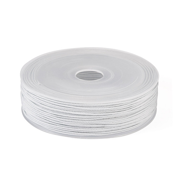 PandaHall Braided Nylon Threads, Mambo Thread, with Spool, for Jewelry Making, Round, Light Grey, 1mm, about 49.21 Yards(45m)/Roll Nylon
PandaHall Braided Nylon Threads, Mambo Thread, with Spool, for Jewelry Making, Round, Light Grey, 1mm, about 49.21 Yards(45m)/Roll Nylon