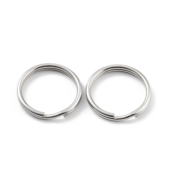 PandaHall 304 Stainless Steel Split Key Rings, Keychain Clasp Findings, 2-Loop Round Ring, Stainless Steel Color, 28x2mm, Single Wire...
PandaHall 304 Stainless Steel Split Key Rings, Keychain Clasp Findings, 2-Loop Round Ring, Stainless Steel Color, 28x2mm, Single Wire...