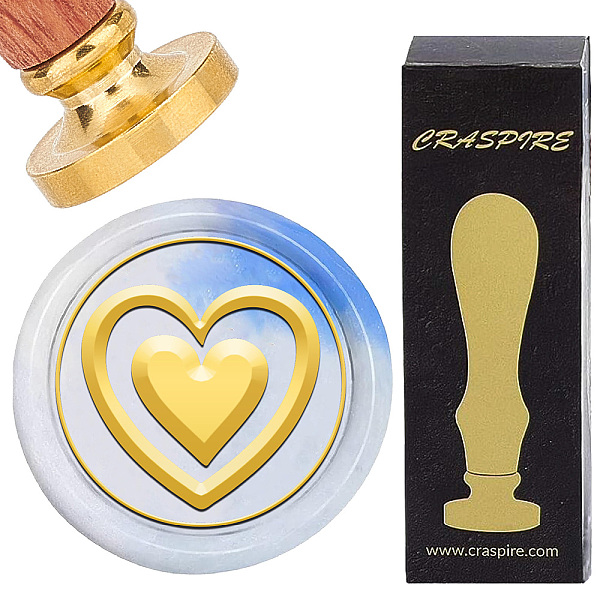 PandaHall Brass Wax Seal Stamps with Rosewood Handle, for DIY Scrapbooking, Heart, 25mm Brass Heart
PandaHall Brass Wax Seal Stamps with Rosewood Handle, for DIY Scrapbooking, Heart, 25mm Brass Heart