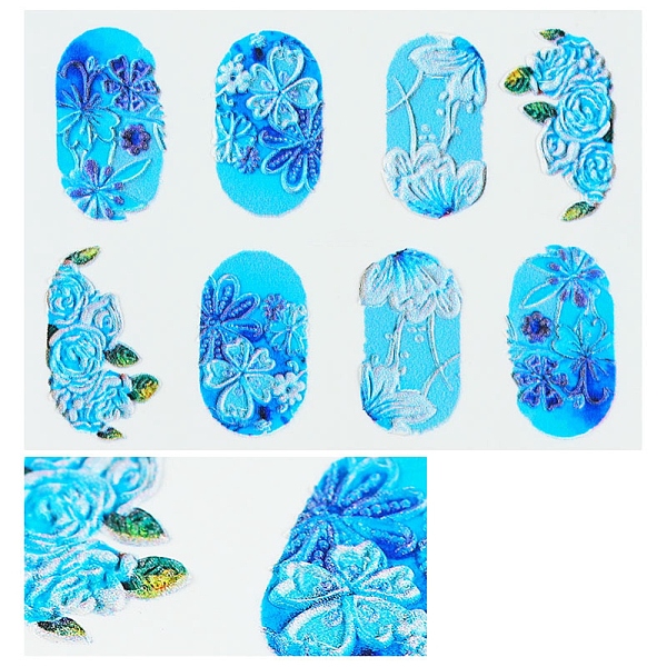 PandaHall 5D Nail Art Water Transfer Stickers Decals, Flower, Colorful, 8.2x6.4cm Paper Flower
PandaHall 5D Nail Art Water Transfer Stickers Decals, Flower, Colorful, 8.2x6.4cm Paper Flower