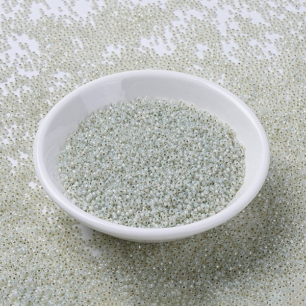 PandaHall MIYUKI Round Rocailles Beads, Japanese Seed Beads, (RR2353) Silverlined Pale Lime Opal, 11/0, 2x1.3mm, Hole: 0.8mm, about..., Green
PandaHall MIYUKI Round Rocailles Beads, Japanese Seed Beads, (RR2353) Silverlined Pale Lime Opal, 11/0, 2x1.3mm, Hole: 0.8mm, about..., Green