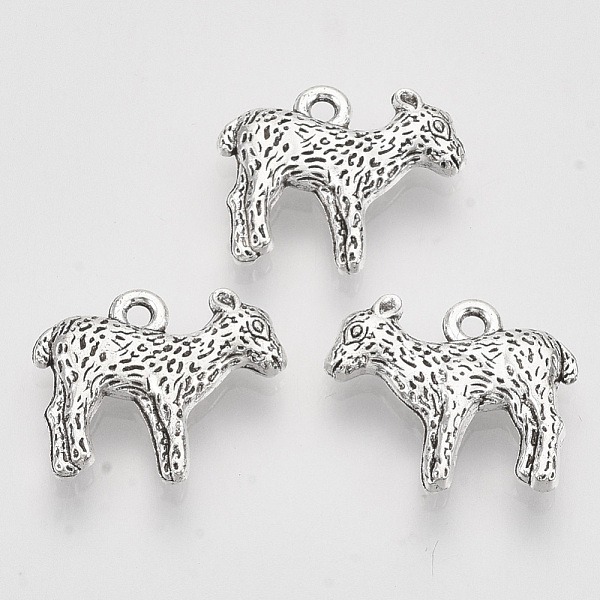 PandaHall Tibetan Style Alloy Pendants, Cadmium Free & Lead Free, Deer, Antique Silver, 13.5x16x2.5mm, Hole: 1.5mm, about 380pcs/500g Alloy...
PandaHall Tibetan Style Alloy Pendants, Cadmium Free & Lead Free, Deer, Antique Silver, 13.5x16x2.5mm, Hole: 1.5mm, about 380pcs/500g Alloy...
