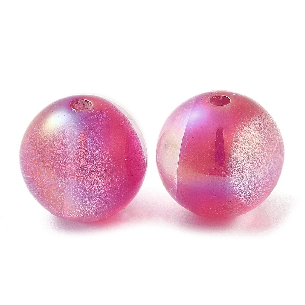 PandaHall Two Tone Resin Beads, Round, Deep Pink, 16x15.5mm, Hole: 2.5mm Resin Round
PandaHall Two Tone Resin Beads, Round, Deep Pink, 16x15.5mm, Hole: 2.5mm Resin Round