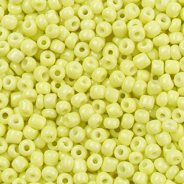 PandaHall 8/0 Baking Paint Glass Seed Beads, Round Hole, Round, Yellow, 3~3.5x2mm, Hole: 1~1.2mm, about 10000Pcs/pound Glass Yellow 
PandaHall 8/0 Baking Paint Glass Seed Beads, Round Hole, Round, Yellow, 3~3.5x2mm, Hole: 1~1.2mm, about 10000Pcs/pound Glass Yellow