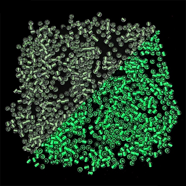 PandaHall 11/0 Luminous Glass Seed Beads, Inside Colours, Glow in the Dark Round Beads, Light Green, 2mm, Hole: 1mm, about 660Pcs/bag Glass
PandaHall 11/0 Luminous Glass Seed Beads, Inside Colours, Glow in the Dark Round Beads, Light Green, 2mm, Hole: 1mm, about 660Pcs/bag Glass