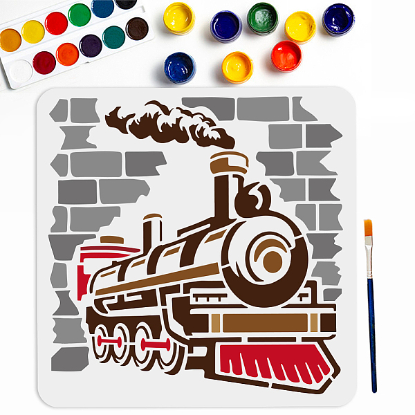 PandaHall MAYJOYDIY US 1Pc PET Hollow Out Drawing Painting Stencils, for DIY Scrapbook, Photo Album, with 1Pc Art Paint Brushes, Train...
PandaHall MAYJOYDIY US 1Pc PET Hollow Out Drawing Painting Stencils, for DIY Scrapbook, Photo Album, with 1Pc Art Paint Brushes, Train...