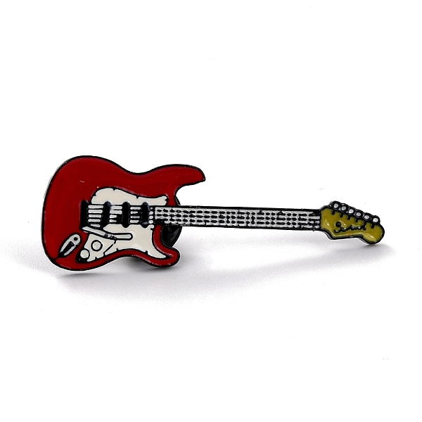 PandaHall Guitar Enamel Pin, Musical Instrument Alloy Enamel Brooch for Teen Girl Women, Electrophoresis Black, Red, 49x16x10mm, Pin: 1mm...
PandaHall Guitar Enamel Pin, Musical Instrument Alloy Enamel Brooch for Teen Girl Women, Electrophoresis Black, Red, 49x16x10mm, Pin: 1mm...