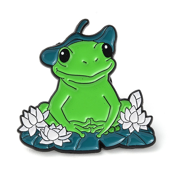 PandaHall Frog Enamel Pins, Electrophoresis Black Alloy Brooches, Flower, 29x29.5x1mm Alloy+Enamel Flower
PandaHall Frog Enamel Pins, Electrophoresis Black Alloy Brooches, Flower, 29x29.5x1mm Alloy+Enamel Flower