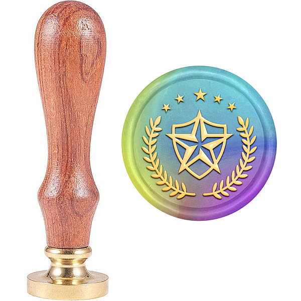 PandaHall MAYJOYDIY Star Wax Seal Stamp Badge Wheat Ears Vintage Sealing Wax Stamps 25mm Removable Brass Head Wooden Handle Letter Stamps...
PandaHall MAYJOYDIY Star Wax Seal Stamp Badge Wheat Ears Vintage Sealing Wax Stamps 25mm Removable Brass Head Wooden Handle Letter Stamps...