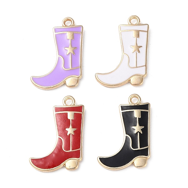 PandaHall Rack Plating Alloy Enamel Pendants, Cadmium Free & Nickel Free & Lead Free, Golden, Boot Charms, Mixed Color, 23.5x16x2mm, Hole..., Multicolor
PandaHall Rack Plating Alloy Enamel Pendants, Cadmium Free & Nickel Free & Lead Free, Golden, Boot Charms, Mixed Color, 23.5x16x2mm, Hole..., Multicolor