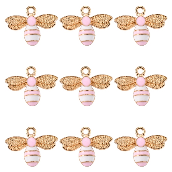 PandaHall Alloy Enamel Pendants, Cadmium Free & Lead Free, Light Gold, Bees, Pink & Light Sky Blue, 17.5x22.5x4mm, Hole: 2mm Alloy+Enamel...
PandaHall Alloy Enamel Pendants, Cadmium Free & Lead Free, Light Gold, Bees, Pink & Light Sky Blue, 17.5x22.5x4mm, Hole: 2mm Alloy+Enamel...