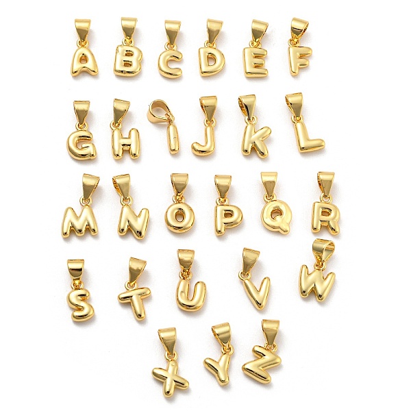 PandaHall Brass Charms, Real 18K Gold Plated, Long-Lasting Plated, Lead Free & Cadmium Free, Letter Charm, Letter A~Z, 9~10.5x3~8x2~2.5mm...
PandaHall Brass Charms, Real 18K Gold Plated, Long-Lasting Plated, Lead Free & Cadmium Free, Letter Charm, Letter A~Z, 9~10.5x3~8x2~2.5mm...