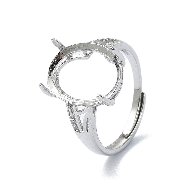 PandaHall Adjustable 925 Sterling Silver Ring Components, with Cubic Zirconia, Real Platinum Plated, 2~5mm, Inner Diameter: 18.4mm Sterling...
PandaHall Adjustable 925 Sterling Silver Ring Components, with Cubic Zirconia, Real Platinum Plated, 2~5mm, Inner Diameter: 18.4mm Sterling...