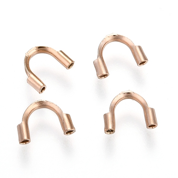 PandaHall Vacuum Plating 316 Surgical Stainless Steel Wire Guardian, Rose Gold, 6.3~7x4.5~5x1.5mm, Hole: 0.7mm 316 Surgical Stainless Steel
PandaHall Vacuum Plating 316 Surgical Stainless Steel Wire Guardian, Rose Gold, 6.3~7x4.5~5x1.5mm, Hole: 0.7mm 316 Surgical Stainless Steel