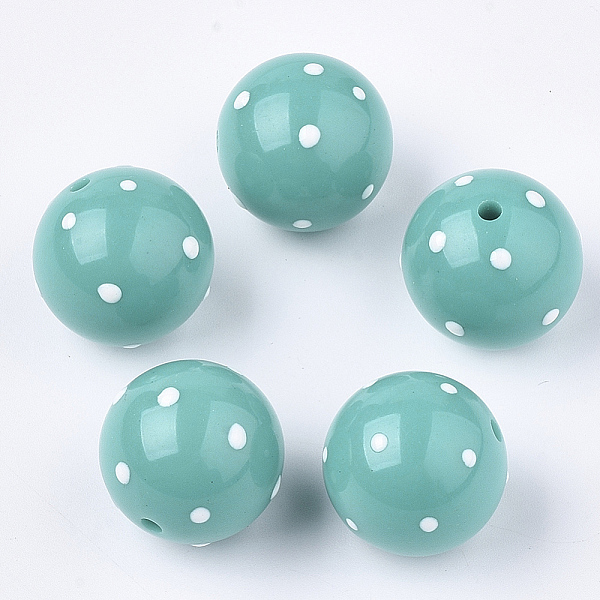 PandaHall Acrylic Beads, Round with Spot, Medium Turquoise, 16x15mm, Hole: 2.5mm Acrylic Round Cyan
PandaHall Acrylic Beads, Round with Spot, Medium Turquoise, 16x15mm, Hole: 2.5mm Acrylic Round Cyan