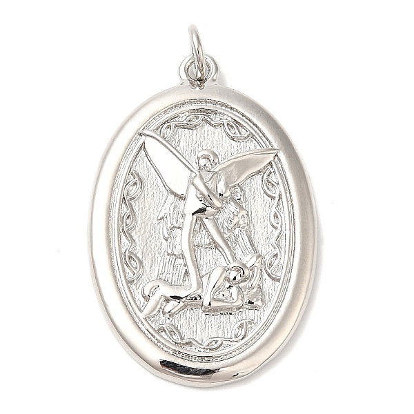 PandaHall Rack Plating Brass Pendants, Long-Lasting Plated, Cadmium Free & Lead Free, with Jump Rings, Oval with Religion Pattern Charms...
PandaHall Rack Plating Brass Pendants, Long-Lasting Plated, Cadmium Free & Lead Free, with Jump Rings, Oval with Religion Pattern Charms...