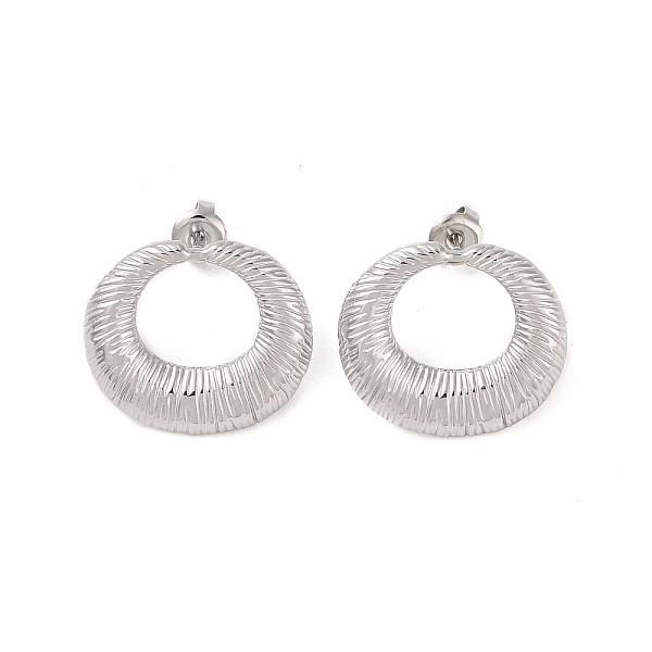 PandaHall Ring 304 Stainless Steel Stud Earrings for Women, Stainless Steel Color, 22x24.5mm 304 Stainless Steel Ring
PandaHall Ring 304 Stainless Steel Stud Earrings for Women, Stainless Steel Color, 22x24.5mm 304 Stainless Steel Ring
