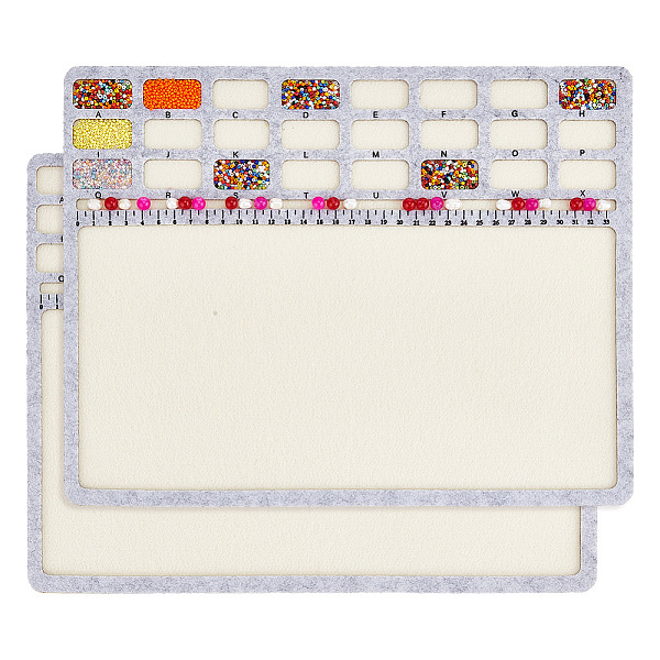 PandaHall Felt Bead Design Boards, Rectangle, Silver, 28.2x36.6x0.8cm Cloth Silver
PandaHall Felt Bead Design Boards, Rectangle, Silver, 28.2x36.6x0.8cm Cloth Silver