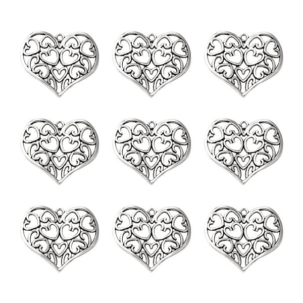 PandaHall Valentines Unique Gifts for Boyfriends Alloy Pendants, Cadmium Free & Nickel Free & Lead Free, Heart, Antique Silver, 31x36.5x5mm...
PandaHall Valentines Unique Gifts for Boyfriends Alloy Pendants, Cadmium Free & Nickel Free & Lead Free, Heart, Antique Silver, 31x36.5x5mm...