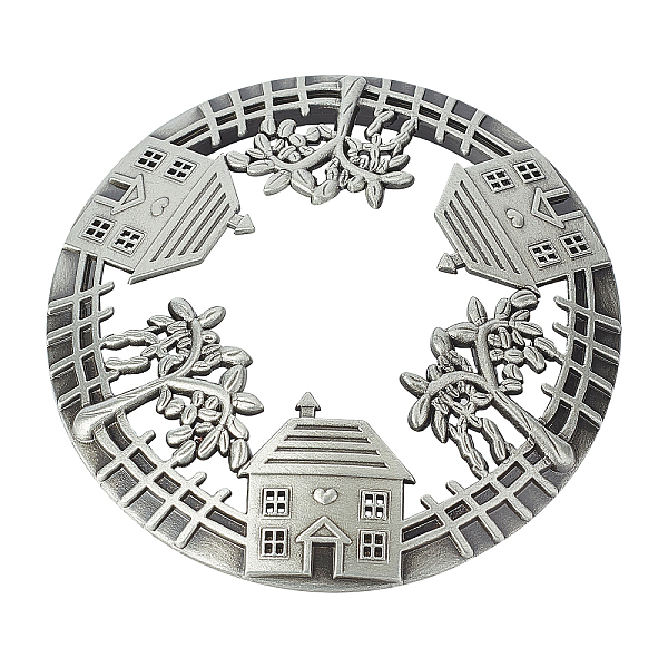 PandaHall Zinc Alloy Cover, for Aromatherapy Candle, Round with House, Antique Silver, 81x14mm Alloy
PandaHall Zinc Alloy Cover, for Aromatherapy Candle, Round with House, Antique Silver, 81x14mm Alloy