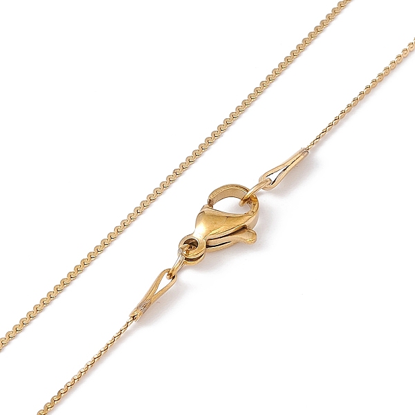 PandaHall Ion Plating(IP) 304 Stainless Steel Serpentine Chain Necklace for Men Women, Golden, 19.69 inch(50cm) 304 Stainless Steel
PandaHall Ion Plating(IP) 304 Stainless Steel Serpentine Chain Necklace for Men Women, Golden, 19.69 inch(50cm) 304 Stainless Steel