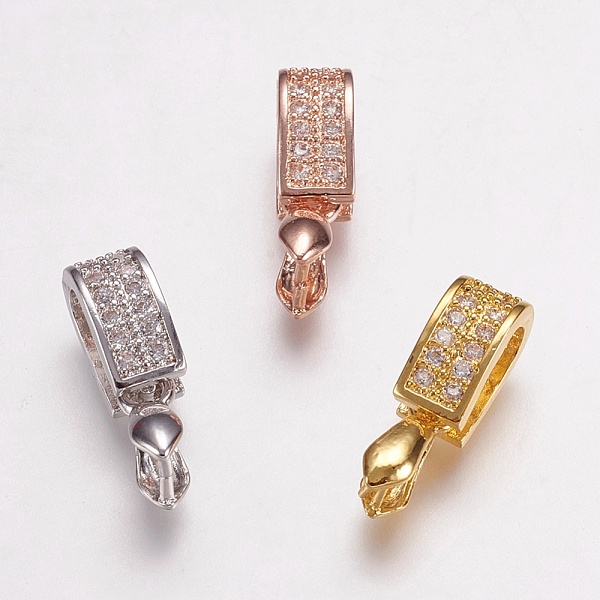 PandaHall Brass Micro Pave Cubic Zirconia Ice Pick Pinch Bails, Long-Lasting Plated, Lead Free & Cadmium Free & Nickel Free, Rectangle...
PandaHall Brass Micro Pave Cubic Zirconia Ice Pick Pinch Bails, Long-Lasting Plated, Lead Free & Cadmium Free & Nickel Free, Rectangle...