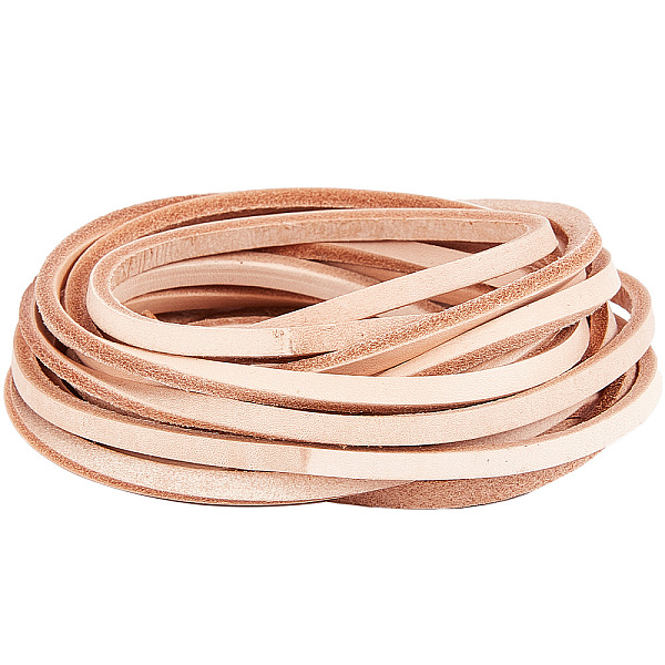 PandaHall Gorgecraft Flat Cowhide Leather Cord, for Jewelry Making, Goldenrod, 5.5x4mm Cowhide Flat Gold
PandaHall Gorgecraft Flat Cowhide Leather Cord, for Jewelry Making, Goldenrod, 5.5x4mm Cowhide Flat Gold