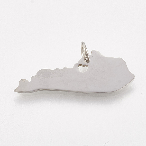 PandaHall 201 Stainless Steel Pendants, Map of Kentucky, Stainless Steel Color, 11x27.5x1mm, Hole: 3mm 201 Stainless Steel Others
PandaHall 201 Stainless Steel Pendants, Map of Kentucky, Stainless Steel Color, 11x27.5x1mm, Hole: 3mm 201 Stainless Steel Others