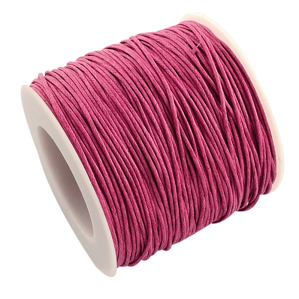 PandaHall Waxed Cotton Thread Cords, Camellia, 1mm, about 100yards/roll(300 feet/roll) Waxed Cotton Cord Round Pink
PandaHall Waxed Cotton Thread Cords, Camellia, 1mm, about 100yards/roll(300 feet/roll) Waxed Cotton Cord Round Pink