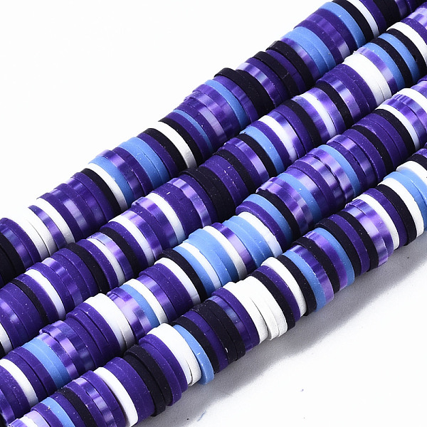 PandaHall Handmade Polymer Clay Beads Strands, for DIY Jewelry Crafts Supplies, Heishi Beads, Disc/Flat Round, Dark Slate Blue, 4x0.5mm...
PandaHall Handmade Polymer Clay Beads Strands, for DIY Jewelry Crafts Supplies, Heishi Beads, Disc/Flat Round, Dark Slate Blue, 4x0.5mm...