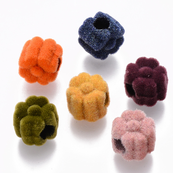 PandaHall Flocky Acrylic Beads, Flower, Mixed Color, 11x9mm, Hole: 4mm Acrylic Flower Multicolor
PandaHall Flocky Acrylic Beads, Flower, Mixed Color, 11x9mm, Hole: 4mm Acrylic Flower Multicolor