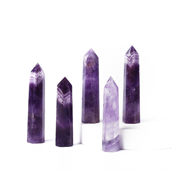 PandaHall Tower Natural Amethyst Home Display Decoration, Healing Stone Wands, for Reiki Chakra Meditation Therapy Decors, Hexagonal Prism...
PandaHall Tower Natural Amethyst Home Display Decoration, Healing Stone Wands, for Reiki Chakra Meditation Therapy Decors, Hexagonal Prism...
