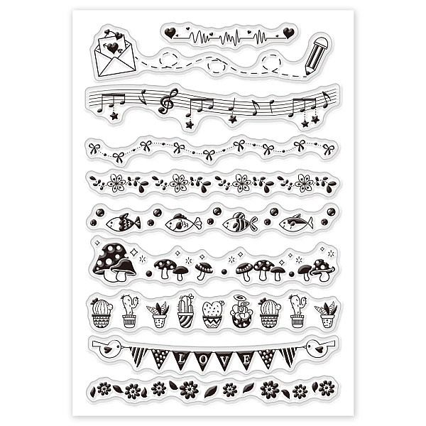 PandaHall PVC Plastic Stamps, for DIY Scrapbooking, Photo Album Decorative, Cards Making, Stamp Sheets, Flower Pattern, 16x11x0.3cm Plastic...
PandaHall PVC Plastic Stamps, for DIY Scrapbooking, Photo Album Decorative, Cards Making, Stamp Sheets, Flower Pattern, 16x11x0.3cm Plastic...