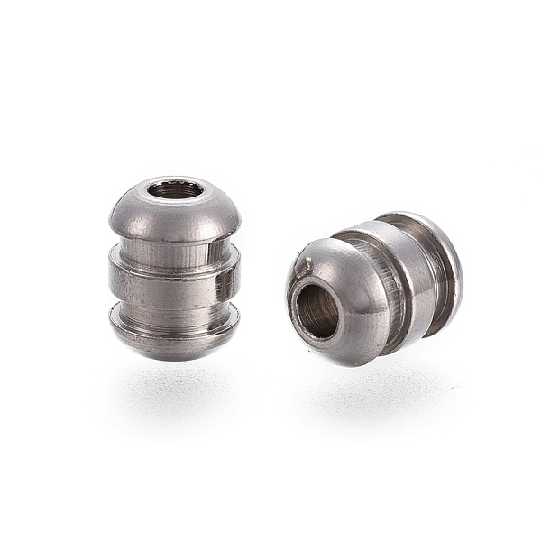 PandaHall 304 Stainless Steel Beads, Grooved Beads, Column, Stainless Steel Color, 7x9mm, Hole: 3mm 304 Stainless Steel Column
PandaHall 304 Stainless Steel Beads, Grooved Beads, Column, Stainless Steel Color, 7x9mm, Hole: 3mm 304 Stainless Steel Column