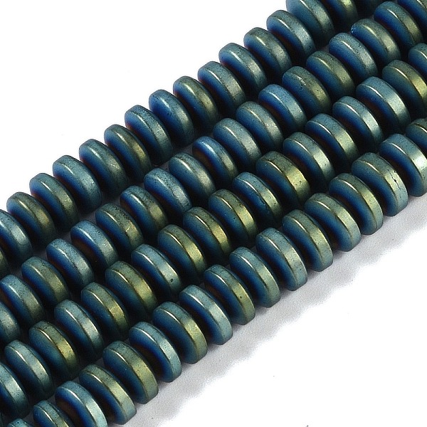 PandaHall Electroplated Synthetic Non-magnetic Hematite Beads Strands, Disc, Heishi Beads, Blue Plated, 6x3mm, Hole: 1mm, about...
PandaHall Electroplated Synthetic Non-magnetic Hematite Beads Strands, Disc, Heishi Beads, Blue Plated, 6x3mm, Hole: 1mm, about...