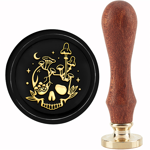 PandaHall CRASPIRE Skull Wax Seal Stamp Mushroom Sealing Wax Stamps 30mm Retro Vintage Removable Brass Stamp Head with Wood Handle for...
PandaHall CRASPIRE Skull Wax Seal Stamp Mushroom Sealing Wax Stamps 30mm Retro Vintage Removable Brass Stamp Head with Wood Handle for...