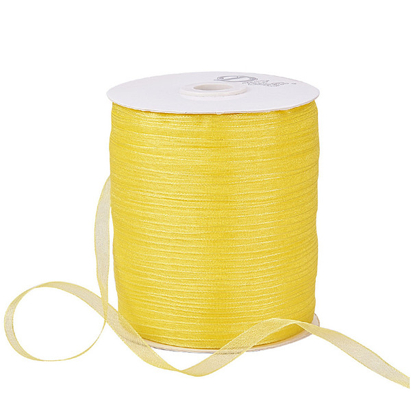 PandaHall Organza Ribbon, Galloon, Yellow, 1/4 inch(6mm), 500yards/Roll(457.2m/Roll) Polyester None Yellow
PandaHall Organza Ribbon, Galloon, Yellow, 1/4 inch(6mm), 500yards/Roll(457.2m/Roll) Polyester None Yellow