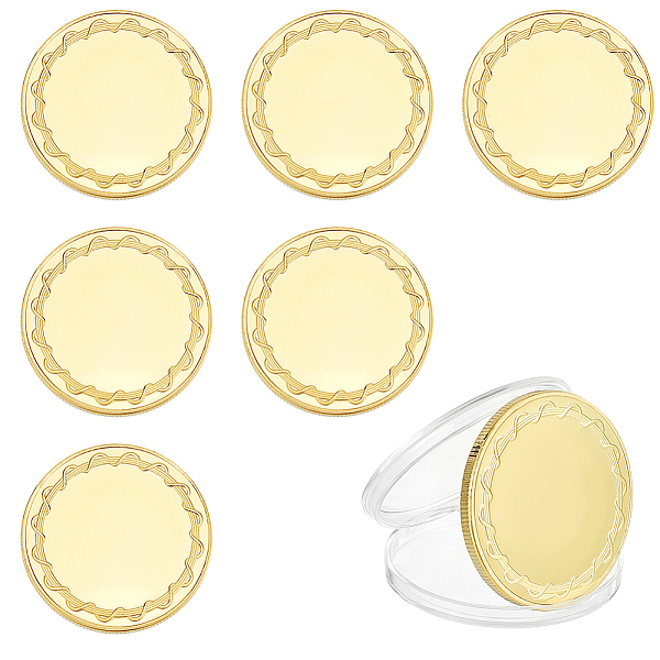 PandaHall BENECREAT 6pcs Blank Challenge Coin 1.57 Inch Round Metal Stamping Blank Medal 3mm Thick Solid Laser Engravable Discs for DIY...
PandaHall BENECREAT 6pcs Blank Challenge Coin 1.57 Inch Round Metal Stamping Blank Medal 3mm Thick Solid Laser Engravable Discs for DIY...