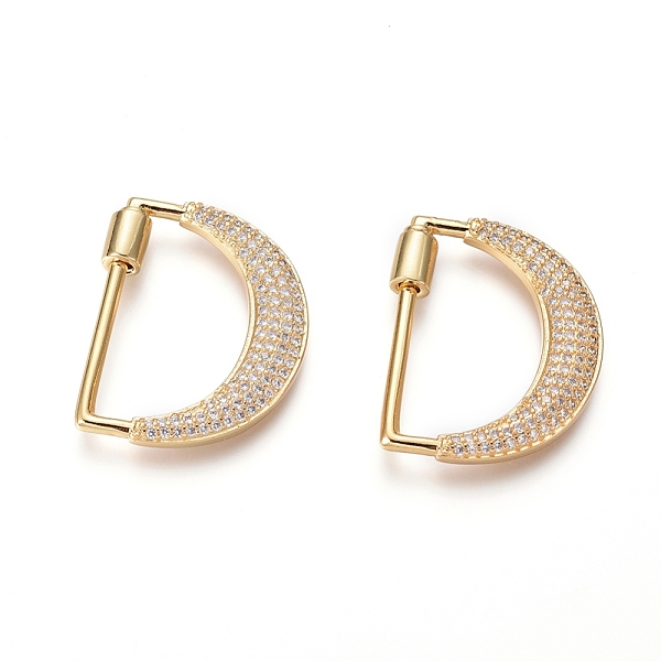 PandaHall Brass Micro Pave Cubic Zirconia Screw Carabiner Lock Charms, for Necklaces Making, Long-Lasting Plated, Letter, Golden, Clear...
PandaHall Brass Micro Pave Cubic Zirconia Screw Carabiner Lock Charms, for Necklaces Making, Long-Lasting Plated, Letter, Golden, Clear...