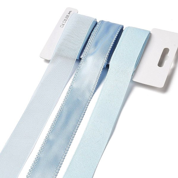 PandaHall 9 Yards 3 Styles Polyester Ribbon, for DIY Handmade Craft, Hair Bowknots and Gift Decoration, Sky Blue Color Palette, Light Sky...
PandaHall 9 Yards 3 Styles Polyester Ribbon, for DIY Handmade Craft, Hair Bowknots and Gift Decoration, Sky Blue Color Palette, Light Sky...