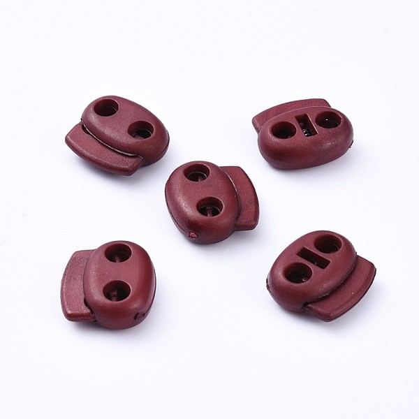 PandaHall Plastic Spring Cord Locks, 2 Hole Drawstring Toggle Spring Clasp, Brown, 17.5x19.5x7.5mm, Hole: 4.5mm Plastic Brown
PandaHall Plastic Spring Cord Locks, 2 Hole Drawstring Toggle Spring Clasp, Brown, 17.5x19.5x7.5mm, Hole: 4.5mm Plastic Brown