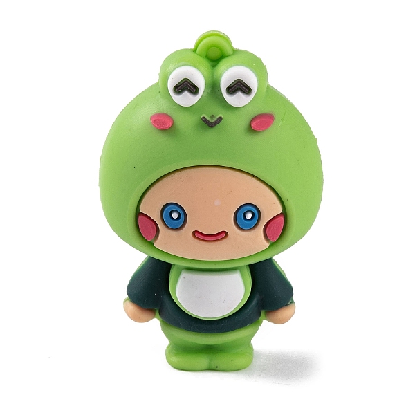 PandaHall Cartoon Girl Doll PVC Plastic Pendants, Frog, 51x32.5x24mm, Hole: 2.5mm PVC Frog Green
PandaHall Cartoon Girl Doll PVC Plastic Pendants, Frog, 51x32.5x24mm, Hole: 2.5mm PVC Frog Green